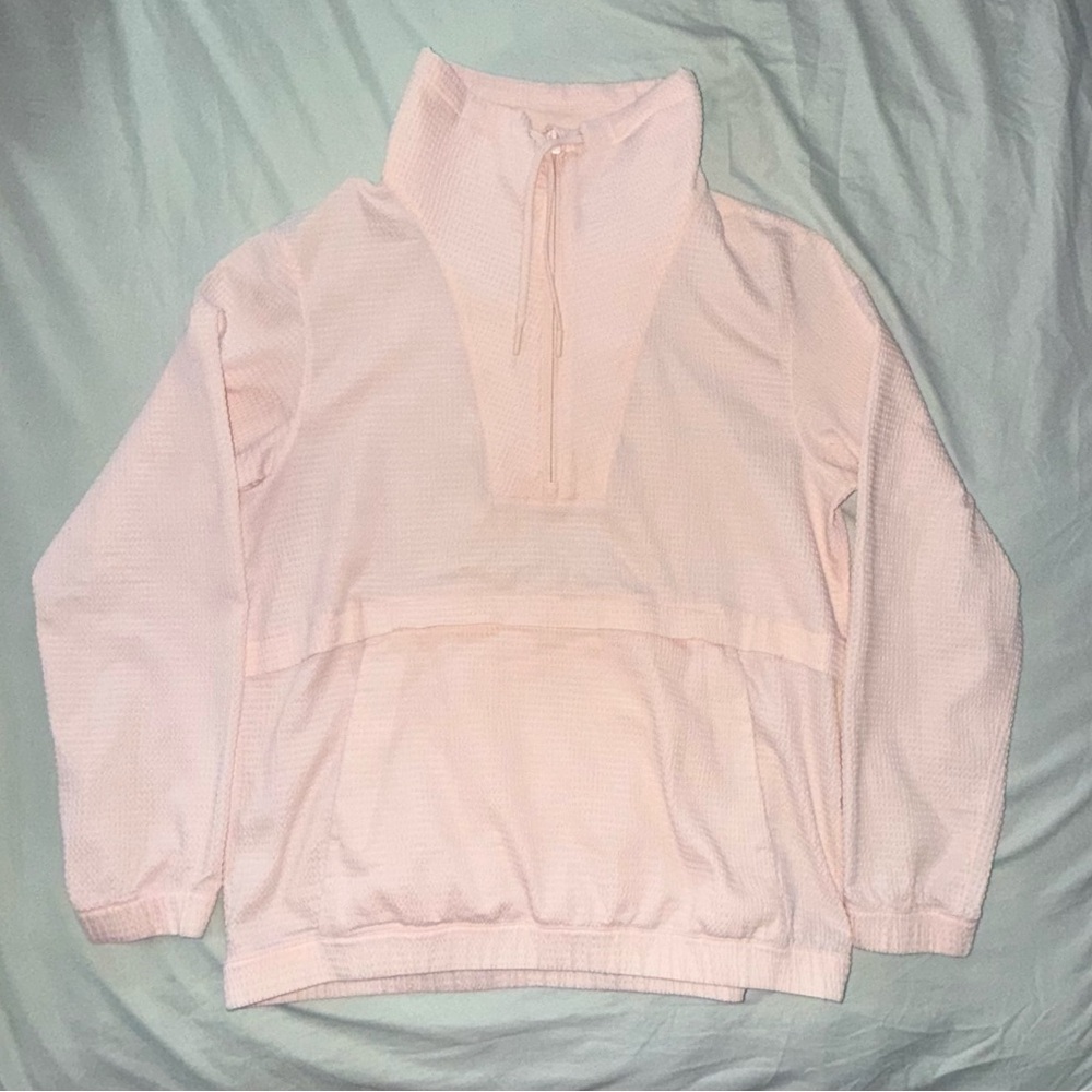 Lululemon Pink Workout Cowl-neck Pullover